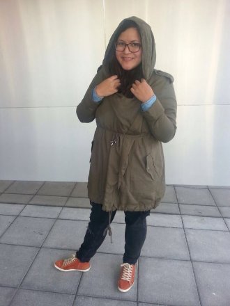 I love lässige Winter-Parkas