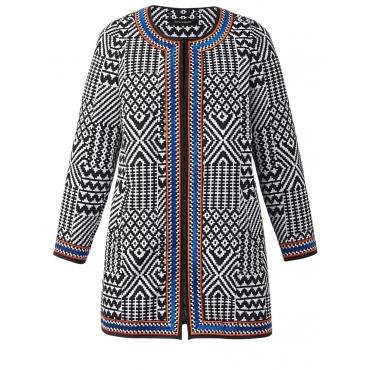© happy size: Mantel im Ethno-Style