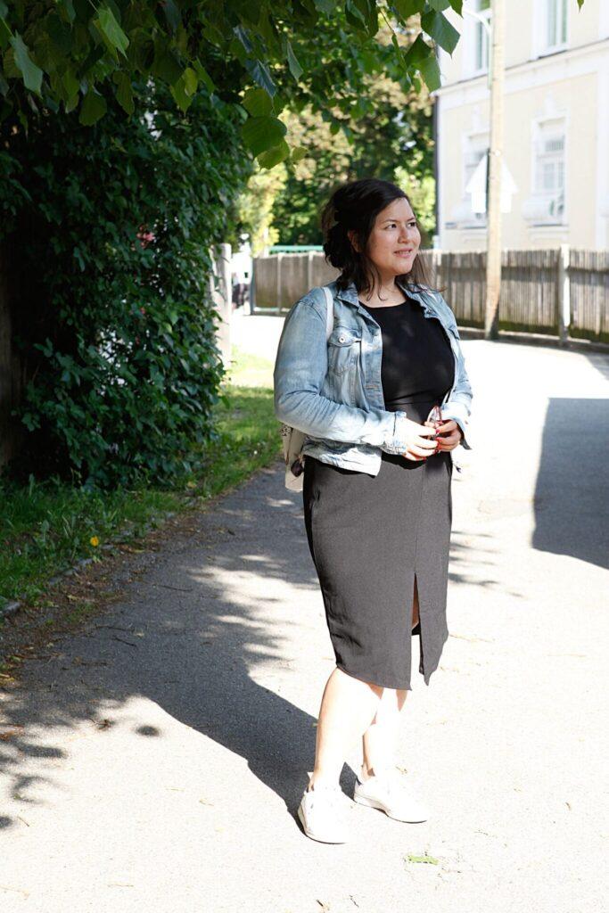 schwarzes kleid plus size4