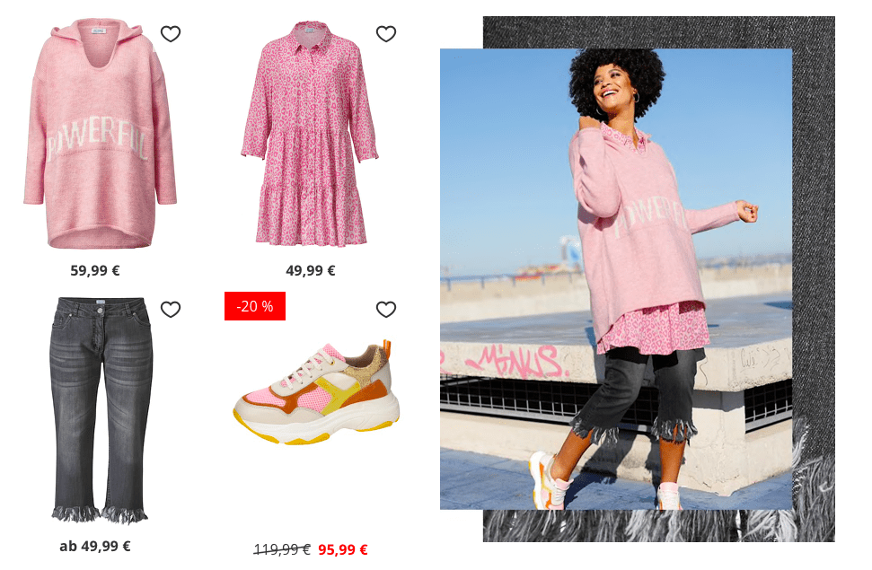 Ein echter Power-Look für Damen große Größen!