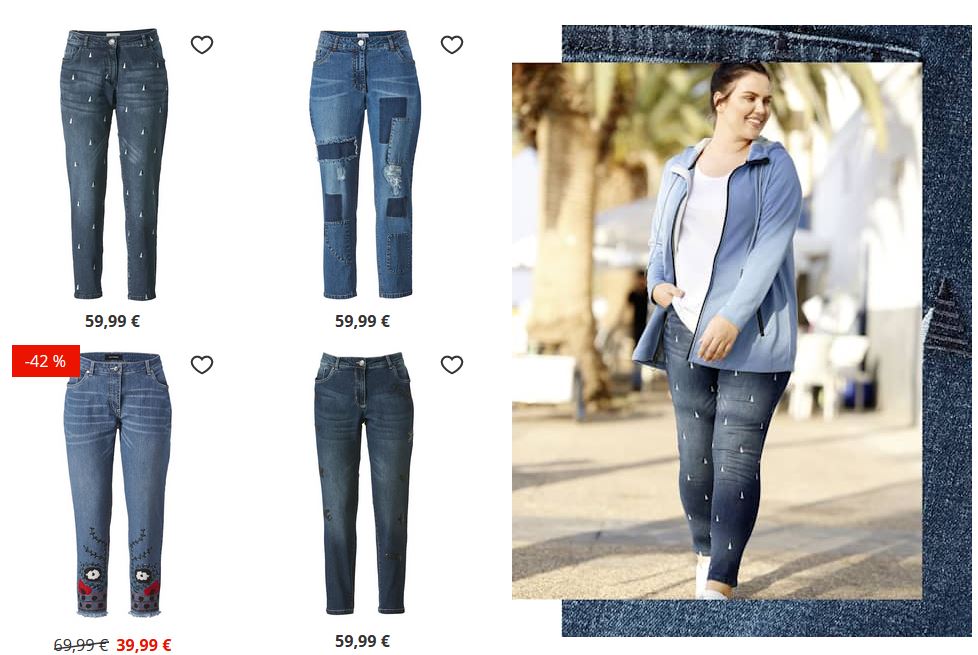 große Größen Jeans und Trends hier entdecken!