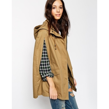 ASOS - Parka-Cape - Kamel 