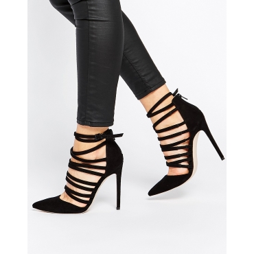 ASOS - PROMOTE - Spitze High Heels - Schwarz 