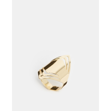 ASOS - Ring mit geometrischen Ausschnitten - Gold 