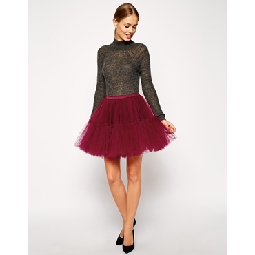 ASOS - Skaterrock aus Tüll - Lavender 