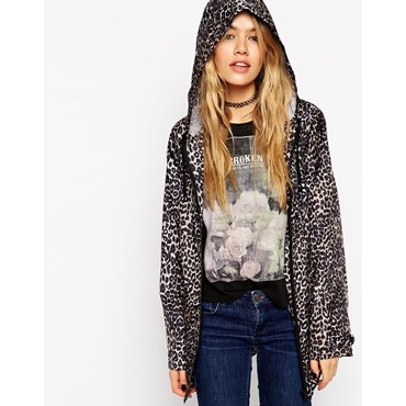 ASOS - Trenchcoat mit Leopardenmuster - Mehrfarbig 