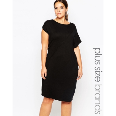 Carmakoma - Gestricktes Etuikleid - Schwarz 