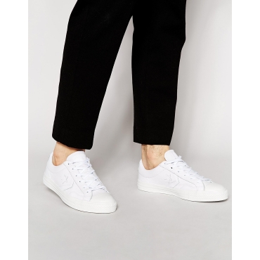 Converse - Star Player - Lederturnschuh - Weiß 