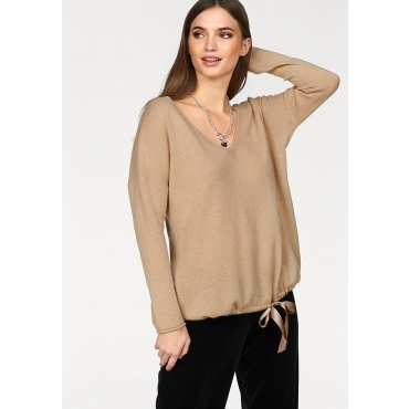 Damen Guido Maria Kretschmer V-Ausschnitt-Pullover GUIDO MARIA KRETSCHMER natur 48 