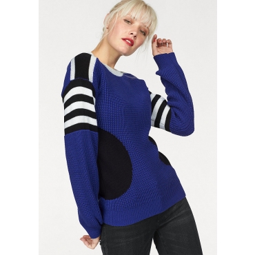 KangaROOS Damen Rundhalspullover blau 32/36/40/44/46 