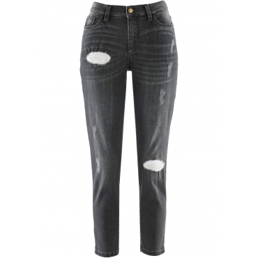 7/8-Girlfriend-Jeans - designt von Maite Kelly in grau für Damen von bonprix 