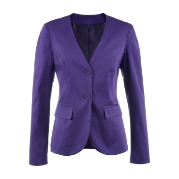 Blazer langarm  in lila für Damen von bonprix 
