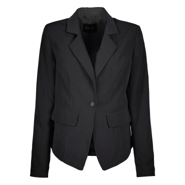 Blazer langarm  in schwarz (V-Ausschnitt) für Damen von bonprix 