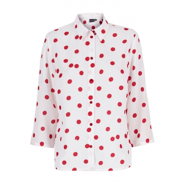 Bluse 3/4 Arm  in weiß von bonprix 