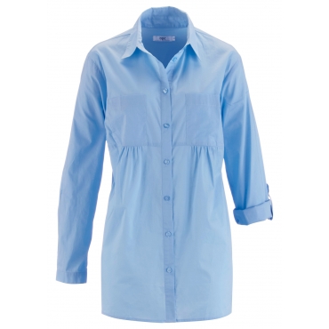 Bluse, Langarm in blau von bonprix 