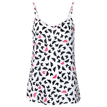 Blusentop ohne Ärmel  in weiß von bonprix 