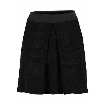 Bouclé-Rock in schwarz von bonprix 