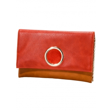 Clutch in rot für Damen von bonprix 