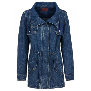 Jeans Parka in blau für Damen von bonprix 