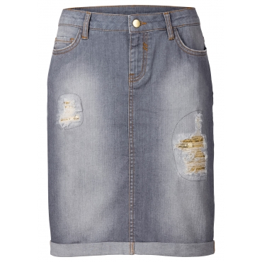 Jeansrock in grau von bonprix 