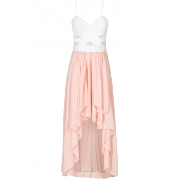 Kleid ohne Ärmel  weiß (herzförmiger Ausschnitt) Damen bonprix 