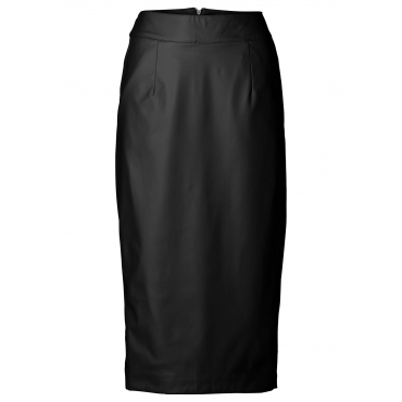 Kunstleder-Rock in schwarz von bonprix 