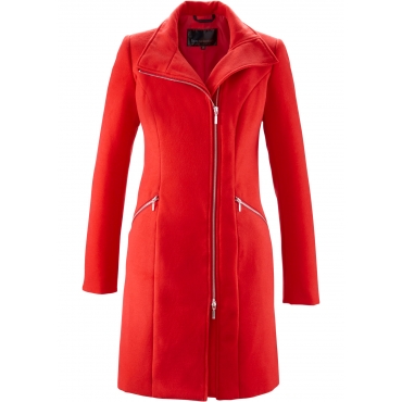 Kurzmantel langarm  in rot für Damen von bonprix 