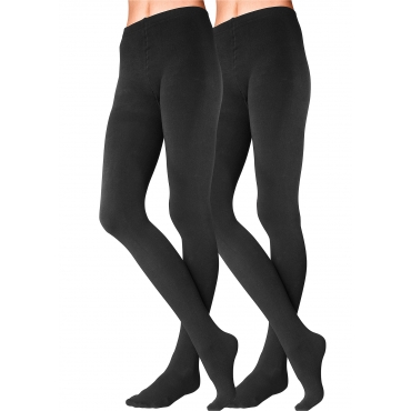 LAVANA Thermostrumpfhose (2er-Pack) in schwarz für Damen von bonprix 