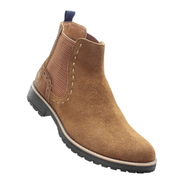 Lederchelsea Boot in braun für Herren von bonprix 