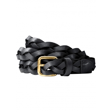 Ledergürtel Flecht in schwarz für Damen von bonprix 