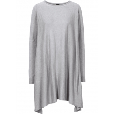 Longpullover langarm  in grau für Damen von bonprix 