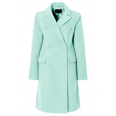 Mantel langarm  figurumspielend  in grün für Damen von bonprix 