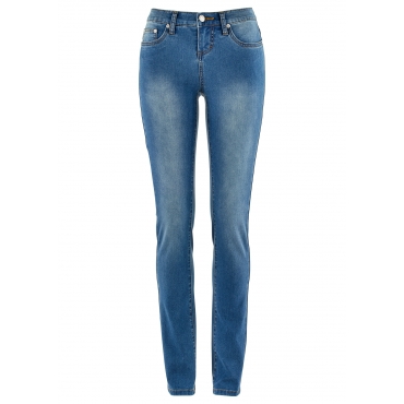 Power-Stretch-Jeans STRAIGHT, Kurz in blau für Damen von bonprix 