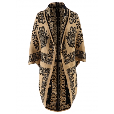 Kleid mit Ärmelstickerei langarm  in rot für Damen von bonprix 