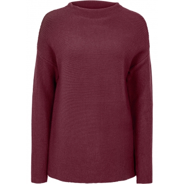 Pullover, verkürzt langarm  in rot für Damen von bonprix 