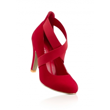 Pumps mit 10 cm High-Heel in rot von bonprix 