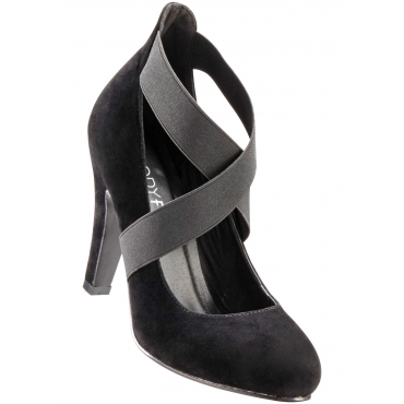 Pumps mit 10 cm High-Heel in schwarz von bonprix 
