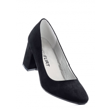 Pumps mit 6 cm Blockabsatz in schwarz von bonprix 