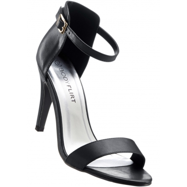 Sandalette mit 10 cm High-Heel in schwarz von bonprix 
