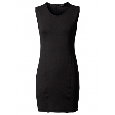 Shirtkleid ohne Ärmel  in schwarz von bonprix 