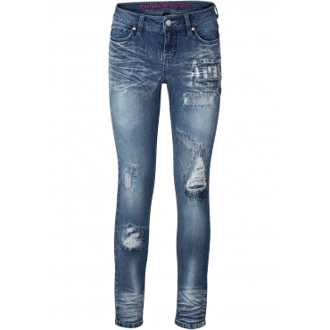 Skinny Jeans in blau für Damen von bonprix 