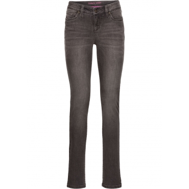 Skinny Jeans in grau für Damen von bonprix 