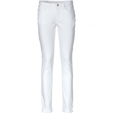 Skinny Jeans in weiß für Damen von bonprix 