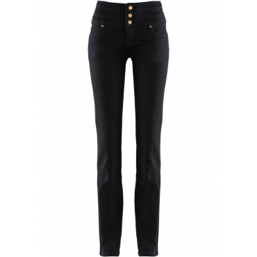 Stretch Jeans Bauch Weg Rohre In Schwarz Fur Damen Von Bonprix Online Bei Incurvy