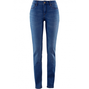 Stretch-Jeans SKINNY in blau für Damen von bonprix 