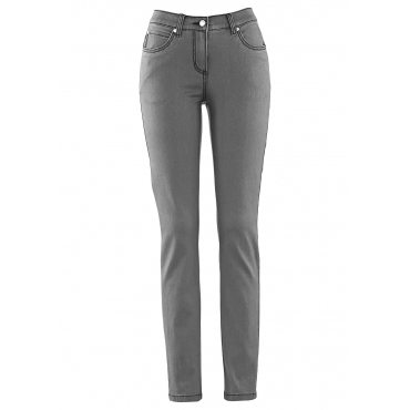 Megastretch-Jeans in grau für Damen von bonprix 