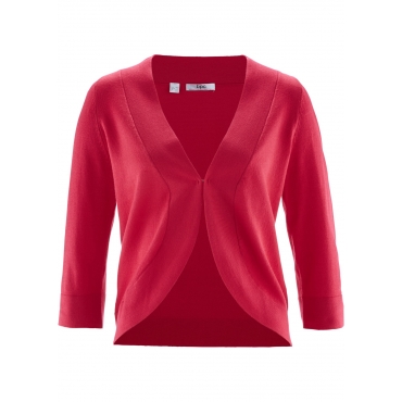 Strick-Bolero mit Halbarm in rot für Damen von bonprix 