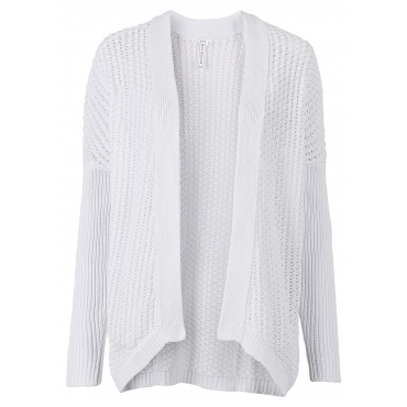 Strickjacke in weiß für Damen von bonprix 