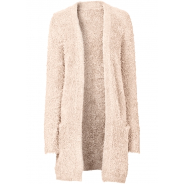 Strickjacke langarm  in rosa für Damen von bonprix 