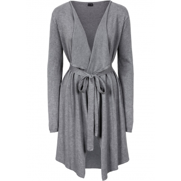 Strickmantel in grau für Damen von bonprix 
